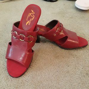 Aerosoles A2 Heelrest Deep Red Slip-Ons
